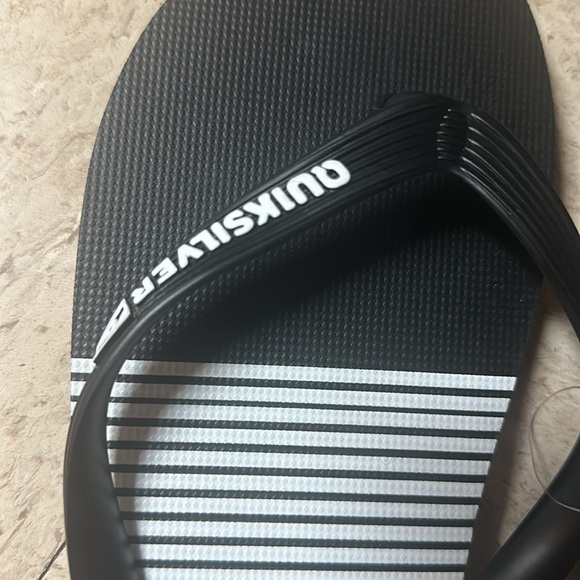 Quiksilver flip flops men’s size 12 - Picture 3 of 5
